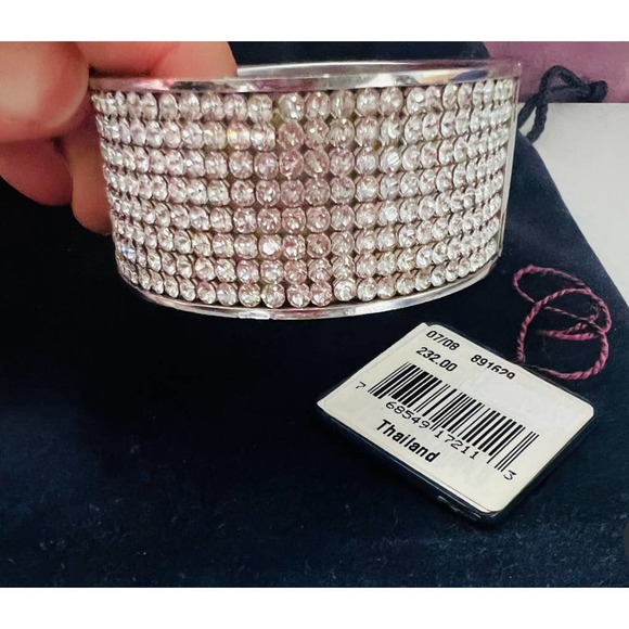 NWT Swarovski Intervalle signed crystal bangle Medium - Picture 5 of 9